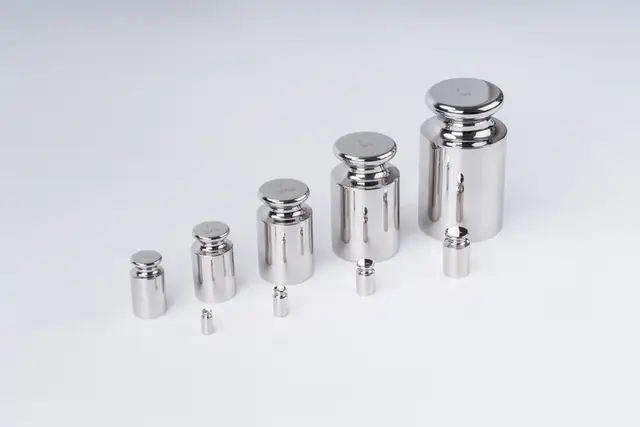 Pesas de calibración — Configured by model