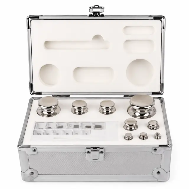 Pesas de calibración — Configured by model